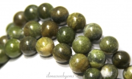 10 strengen Taiwan Jade kralen rond ca. 10mm