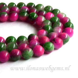 Jade mix rond ca. 12mm (1)