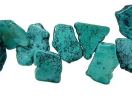 Howliet turquoise ca. 10-40mm