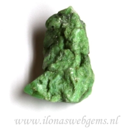 Chrysopraas side drill kraal / hanger ca. 64x34x14mm (M212-10)