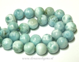 Larimar rond ca. 12,5mm