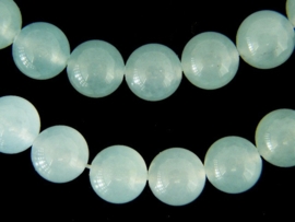 Jade `aqua` rond ca. 10mm