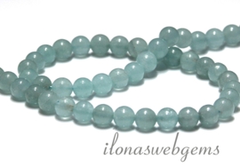 Blue quartz kralen rond ca. 6,5mm(i76)
