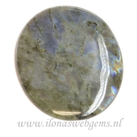 Labradoriet cabouchon ca. 80x60mm