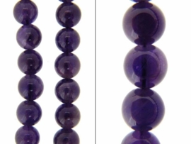 Amethyst rond ca. 6mm A kwaliteit (i45)