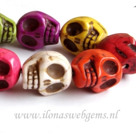 Howliet skulls mixed color ca. 22x20mm