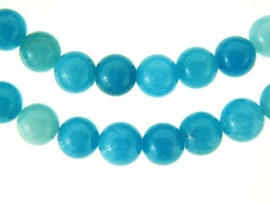 Jade milky turquoise rond ca. 6mm