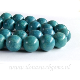 Howliet turquoise rond ca. 16mm