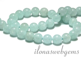 Blue quartz kralen rond ca. 10mm(A14)
