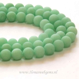 Jade mat mint groen rond ca. 10mm