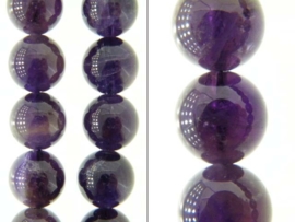 Amethyst rond ca. 8,5mm A kwaliteit