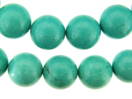 Howliet turquoise rond ca. 16mm