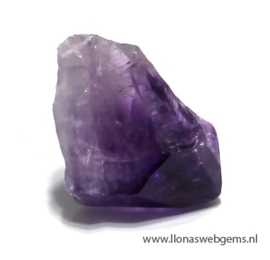 Amethyst steen MEGA top drilled ca.59x41mm (M131-D)