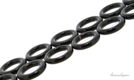 10 strengen Onyx kralen ringen ca. 25mm