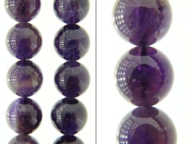 Amethyst rond ca. 6mm A kwaliteit