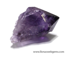 Amethyst steen MEGA top drilled ca.60x38mm (M131-B)