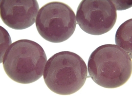 Jade oud paars rond ca. 16mm