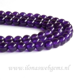 Jade Amethyst rond ca. 6,5mm