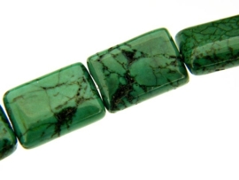 Howliet groen ca. 14x10x4mm