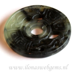 Jade donut ca. 56mm
