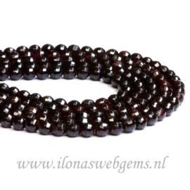 Granaat facet rond ca. 5,5mm A kwaliteit