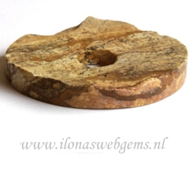 Woestijn Jaspis donut ca. 76x10mm