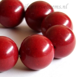 Bloedkoraal rood rond ca. 20mm