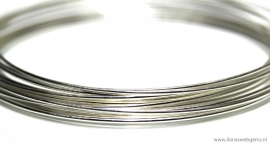 14 meter sterling zilverdraad ca. 0,5mm half hard