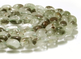 Garden crystal kralen (Lodoliet) ca.15x9mm (M249)