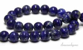 10 strengen Lapis Lazuli rond ca.8mm AA kwaliteit