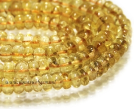 Citrien kralen ca.4.5x2.5mm (M254-d)
