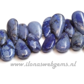 Howliet druppels blauw ca. 30x15x10mm