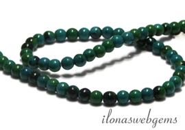 Chinese Chrysocolla kralen rond ca. 6mm(F72)