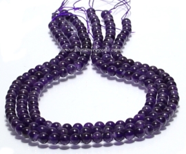 Amethyst rond ca. 6mm (M19)