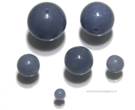 1 Angeliet kraal (Angelstone) ca. 10mm AA kwaliteit (G107a)