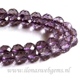 Amethyst grote facet rond ca. 9mm AAA Top kwaliteit