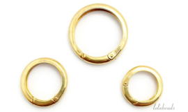 5 stuks 14/20 Gold filled slot ca. 10mm