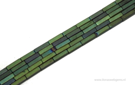 Ca. 50 stuks mini Hematiet kralen / spacer ca. 8x2mm(R3-39A)