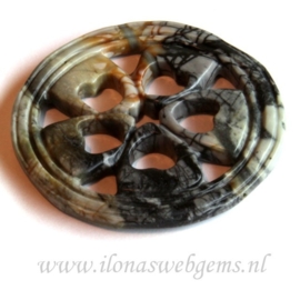 Jaspis donut ca. 56mm