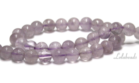 10 strengen Lavendel Amethist kralen rond ca. 4mm (45)