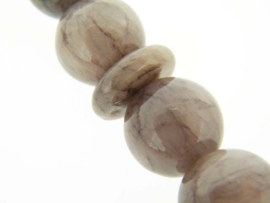 Jade oud paars ca. 14mm