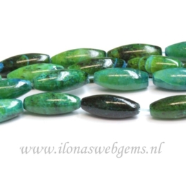 Chinese Chrysocolla ca. 20x8mm