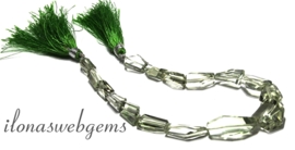 Prasioliet/ groene Amethist free shape AAA kwaliteit choker 26x14 (G10)