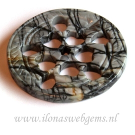 Jaspis donut ca. 56mm