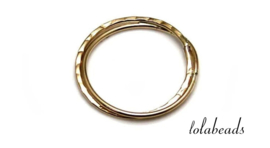 12 stuks 14k/20 Gold filled gesloten oog/ring ca. 13 mm