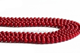 Bloedkoraal rood rond ca. 6mm