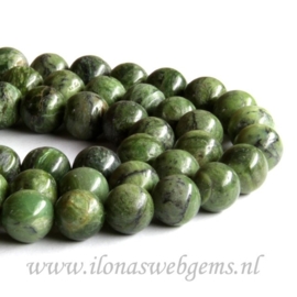 Groene Opaal rond ca. 10mm