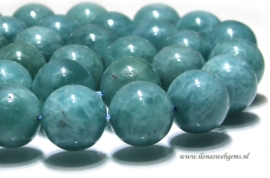 Blue spounge Quartz kralen rond ca. 16mm (Q5)