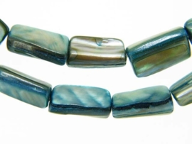 Parelmoer blue ca. 15x5mm