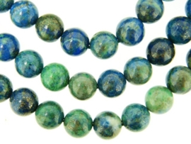 Chrysocolla rond ca. 8mm